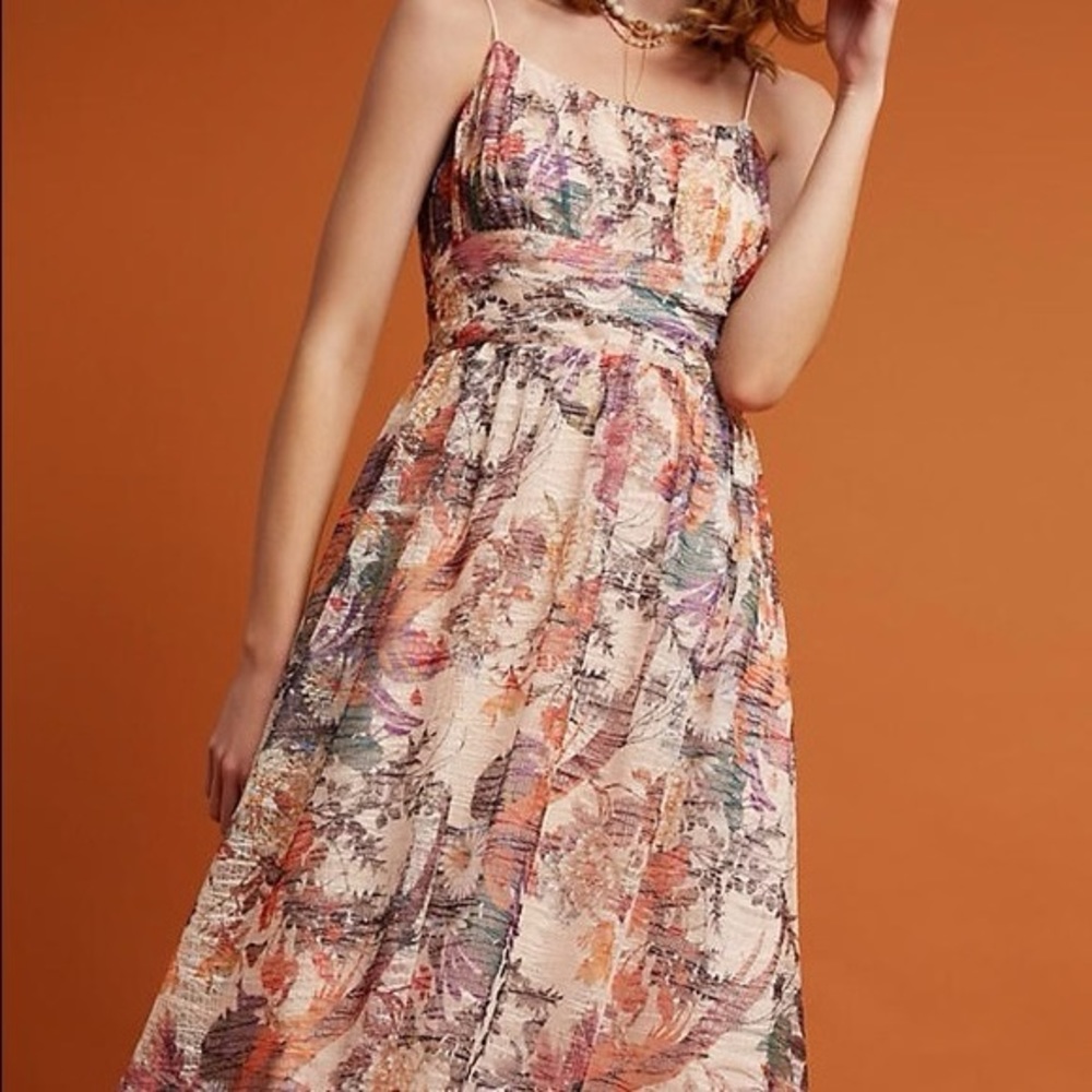 Anthropologie Maeve Mackenzie Floral Dress